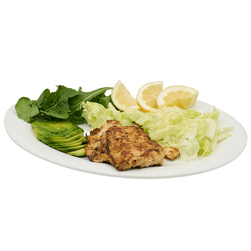 Pollo Parrilla con Ensalda Verde