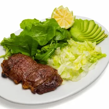 Lomo 200g con Ensalada Verde