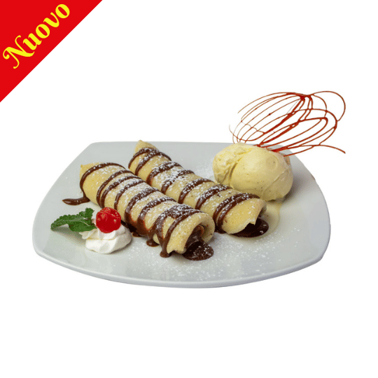 Celestino con Nutella y Helado