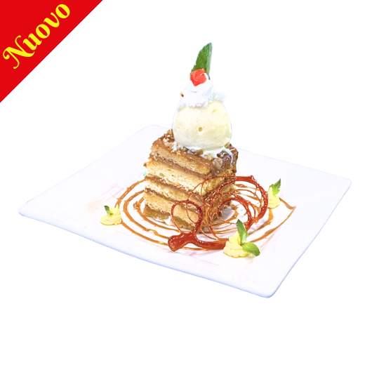 Torta De La Casa con Helado